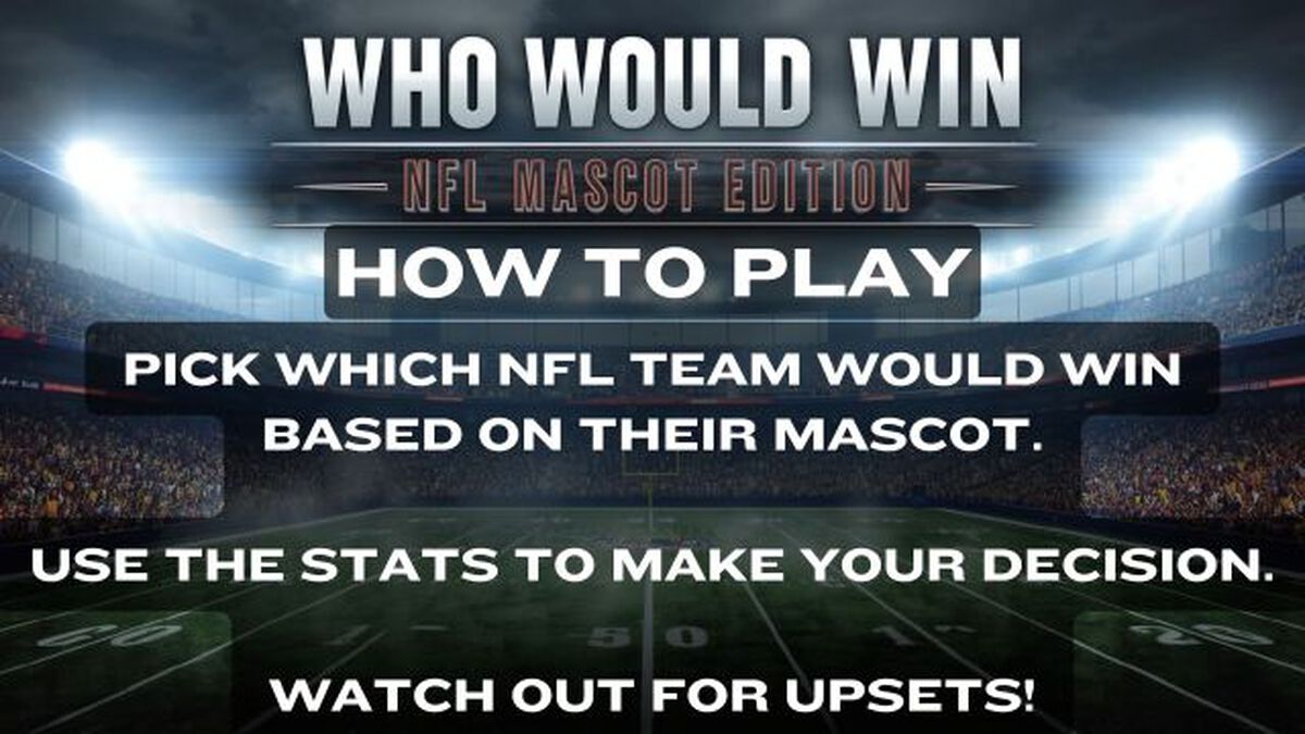 Who Would Win - NFL Mascot Edition image number 1